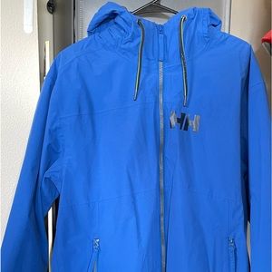 Helly Hansen Men's Blue Rigging Rain Jacket